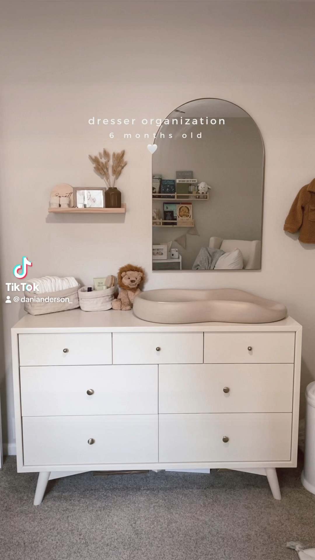 nursery dresser organization | 6 months old 

#LTKVideo #LTKbaby