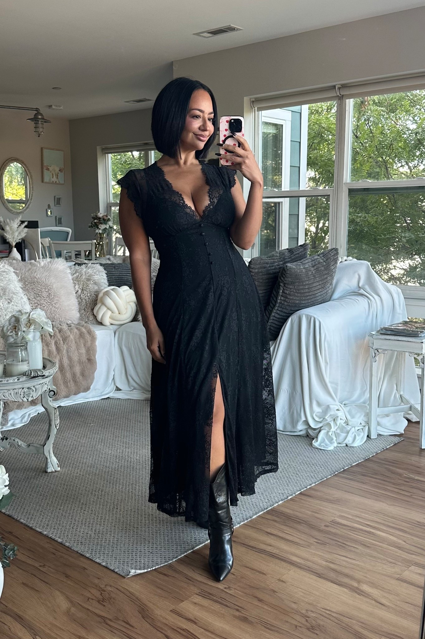 This lace maxi dress is already everything (hello vintage / western vibes 😍) but then it ALSO has built in shapewear?! YES. Save 15% at Popilush with heyrissyrozay at checkout 

Fits true to size!

wedding guest dress
family photos dress
concert dress
engagement dress 

#LTKMidsize #LTKOver40 #LTKPetite
