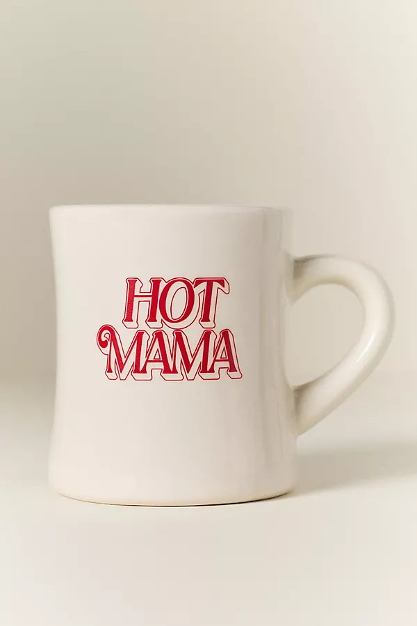 Alice & Wonder Hot Mama Stoneware Diner Mug | Anthropologie (US)