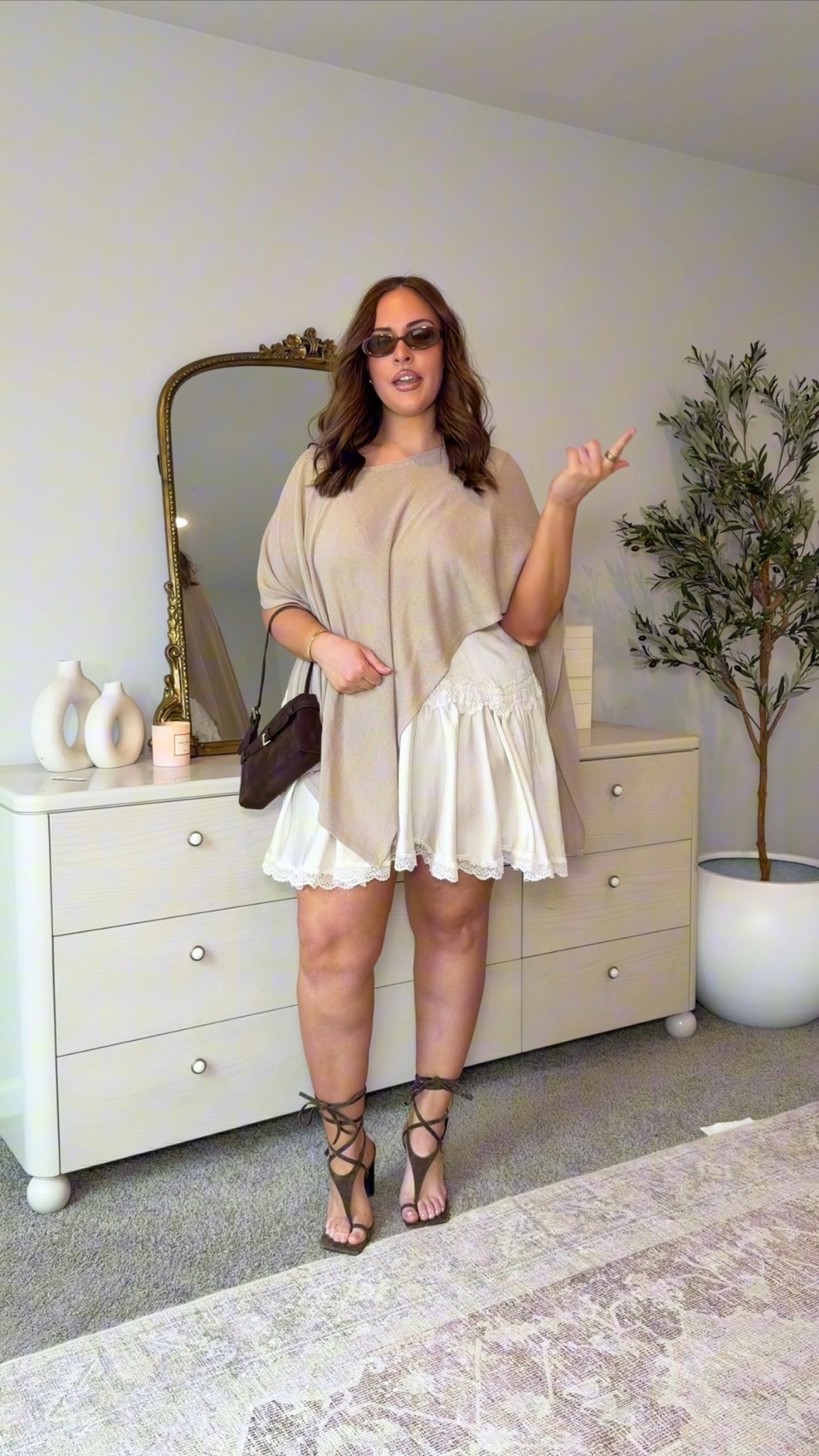 Wearing an xl dress!