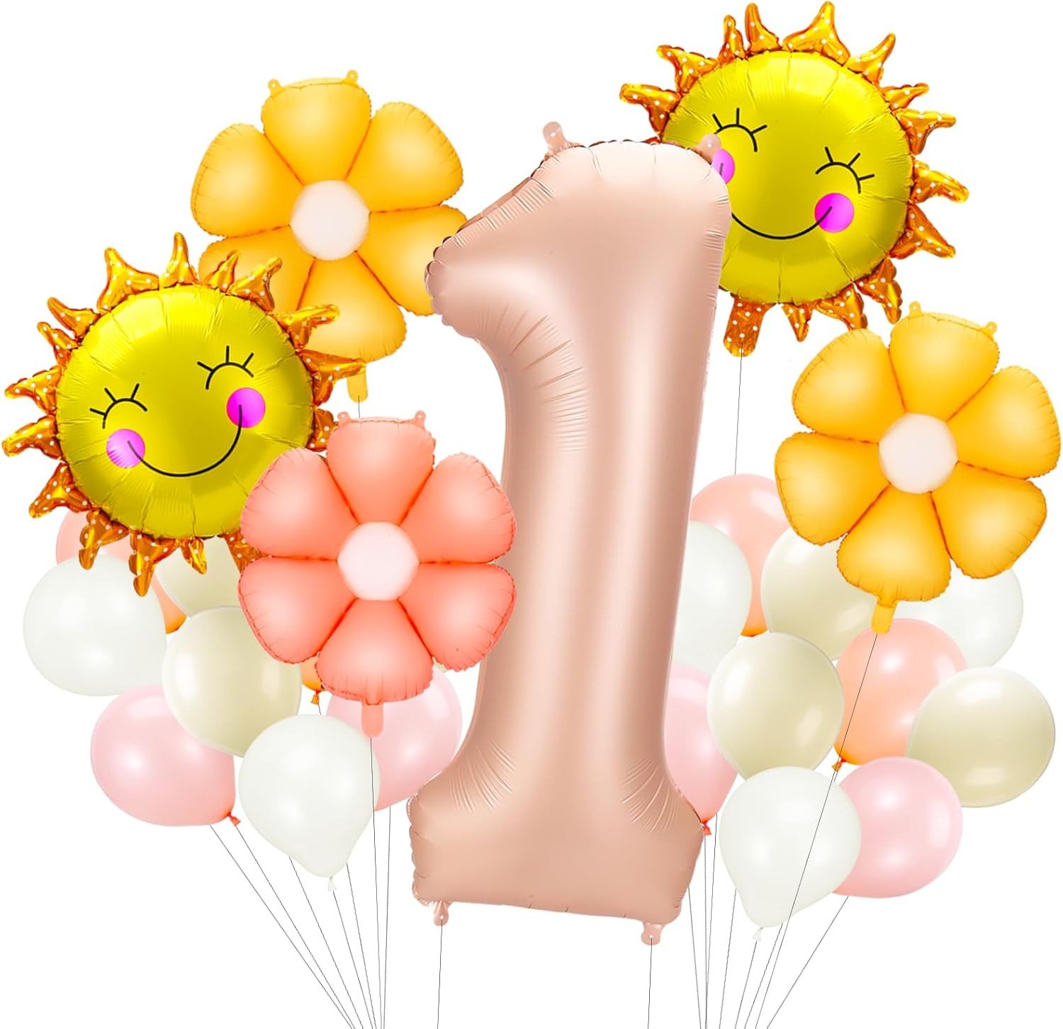 26Pcs First Trip Around The Sun Birthday, First Birthday Decorations for Girl, First Trip Around ... | Amazon (US)