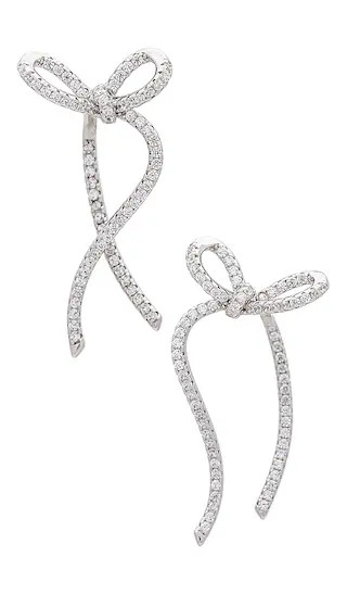 Caroline Earrings in Silver | Revolve Clothing (Global)