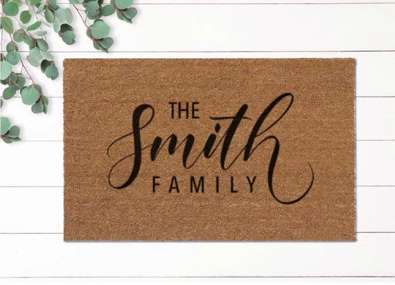 Welcome Mat  Personalized Doormat  Custom Doormat | Etsy | Etsy (CAD)