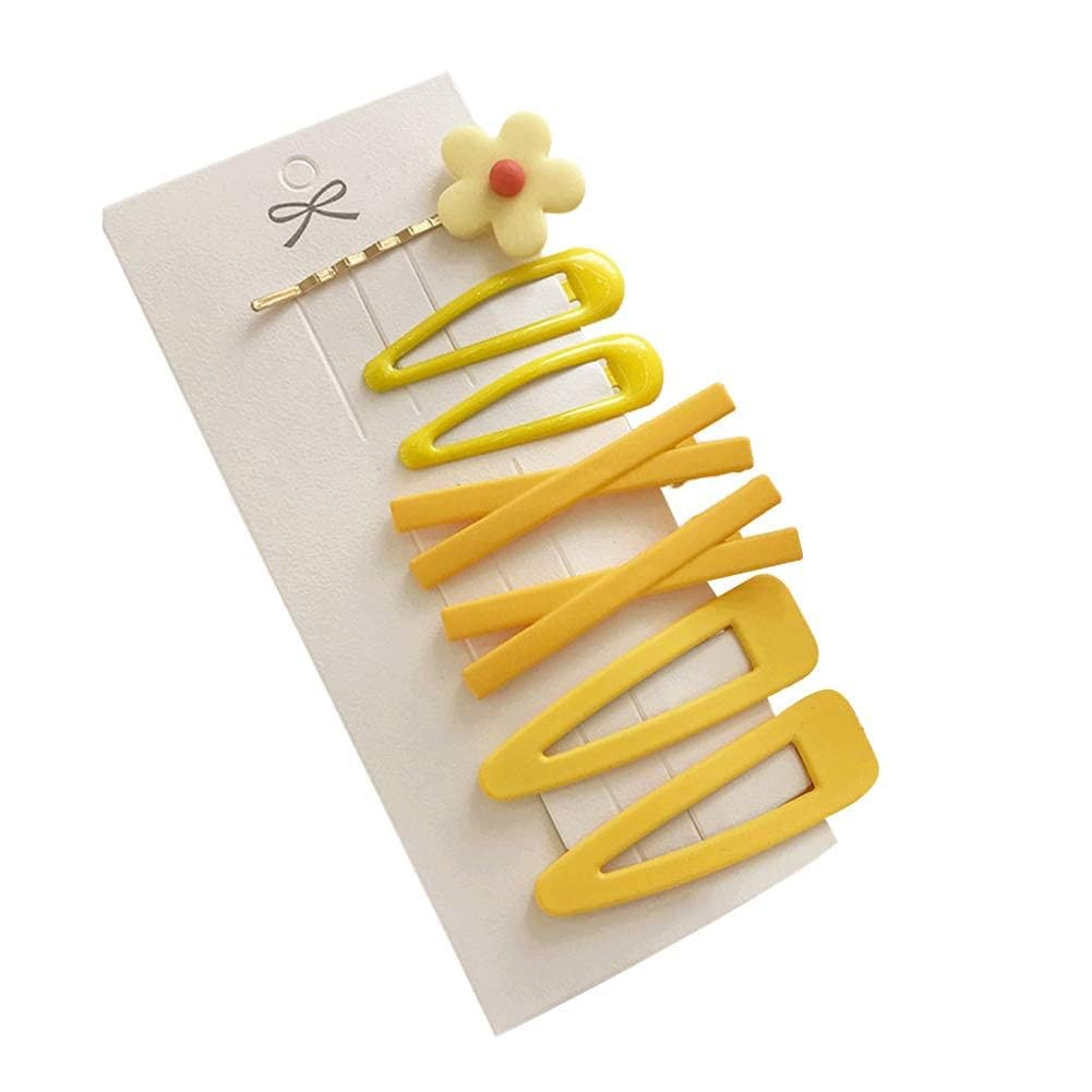 7 Pcs Yellow Sweet Flower Bobby Pin -Cute Women Girl Barrette Legant Gifts Hair Clips -Party Wedd... | Amazon (US)
