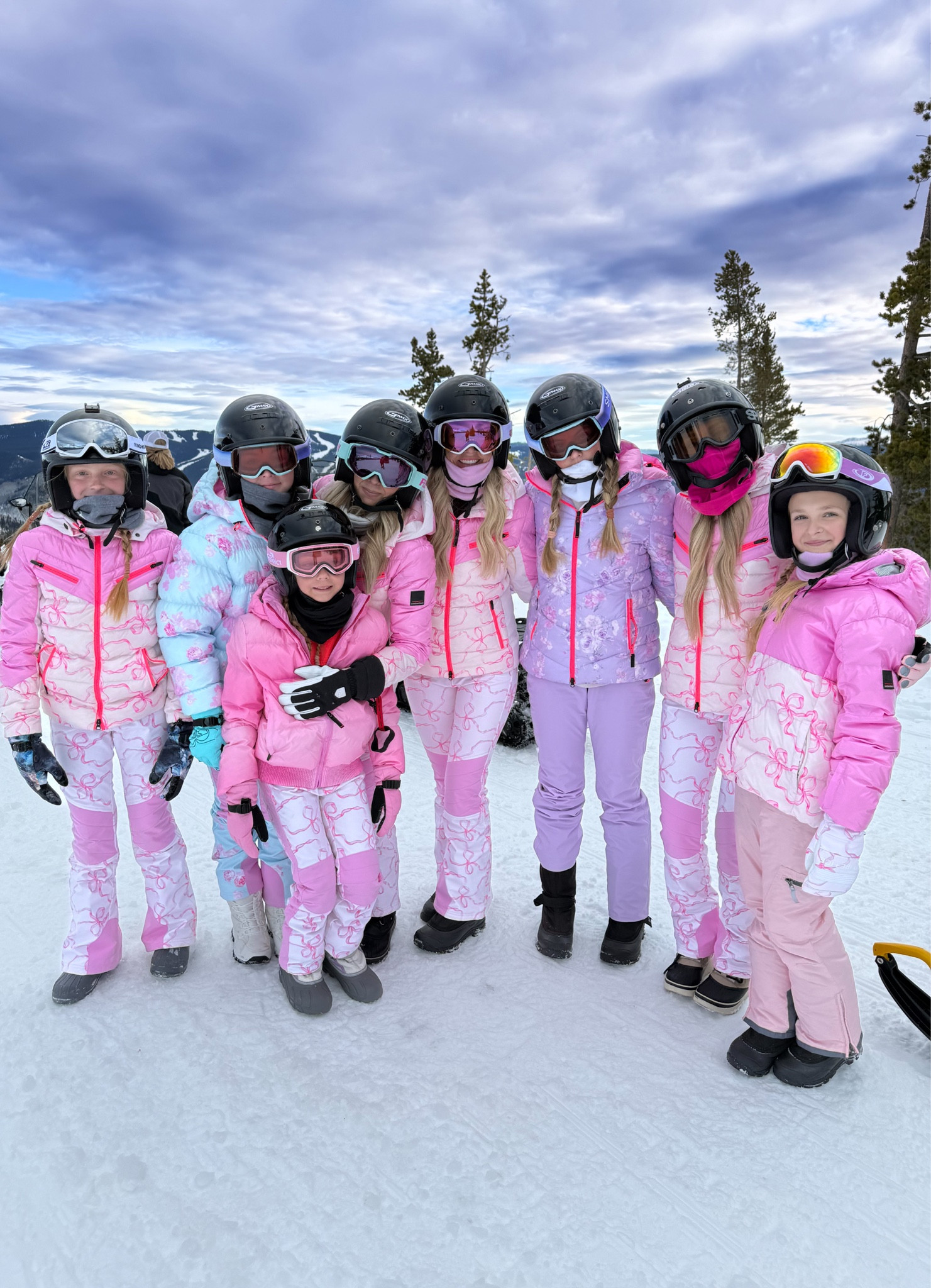 Pretty in pink!  

Whether you want our exact ski outfits from LoveShackFancy, or the looks for less, find our mix of high - low winter style here. 

⭐️ Important: The LSF runs about 2 sizes small. Grace and I are normally a size 2 and we exchanged for a 6. My tweens are normally a size 12 and they are in the women's size 2. Charlotte, normally a size 8-10, is wearing the girls 12. 

#LTKStyleTip #LTKTravel #LTKSeasonal
