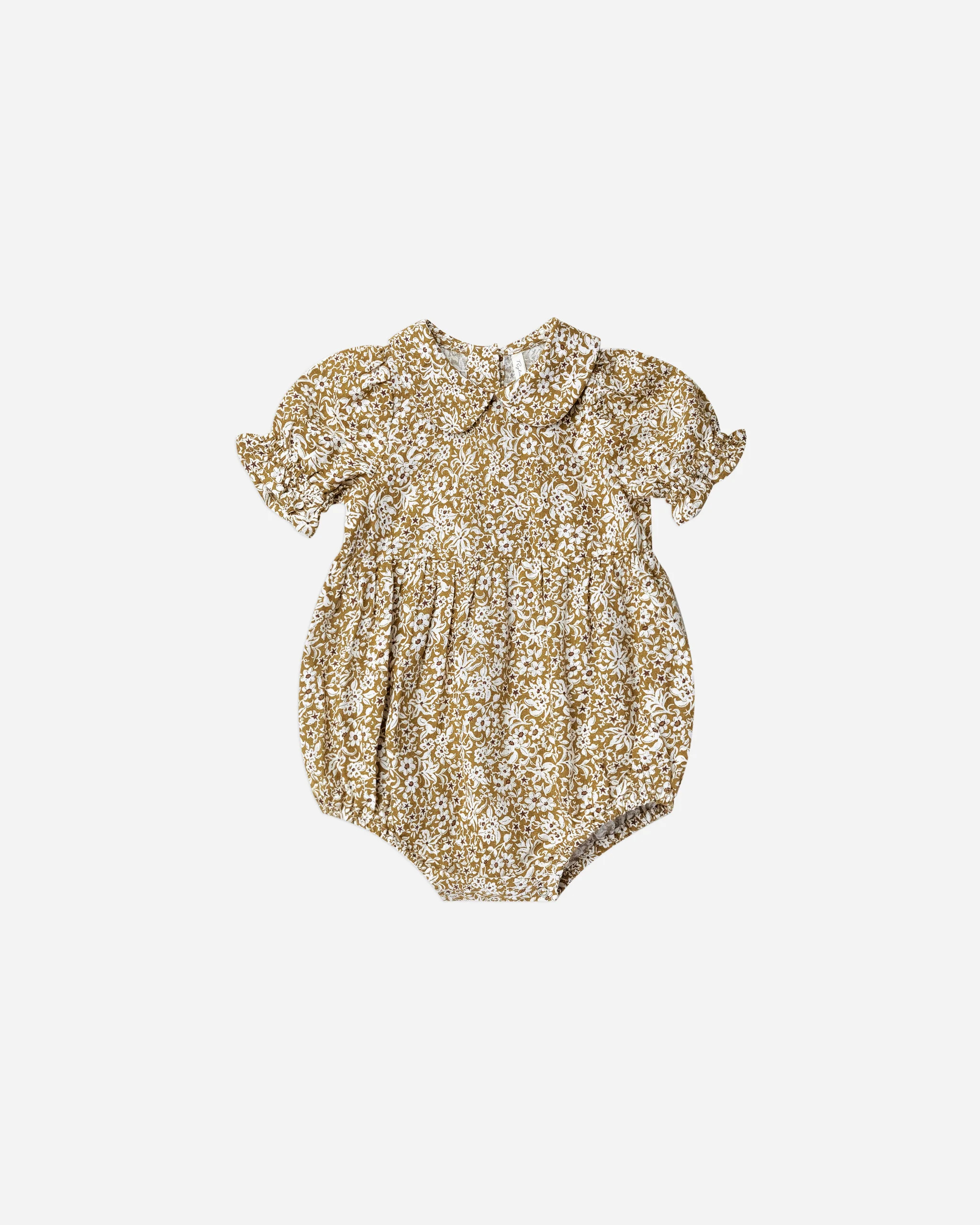 gracie romper || golden ditsy | Rylee + Cru