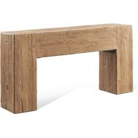 EM Wabisabi Rustic Natural Reclaimed Wood Console Table - 6ft / Reclaimed Wood Natural | Eternity Modern