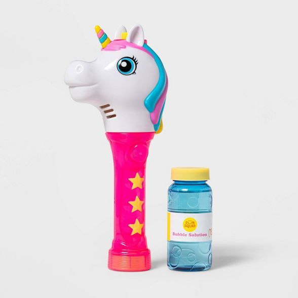 Unicorn Light-Up Bubble Wand Pink - Sun Squad™ | Target