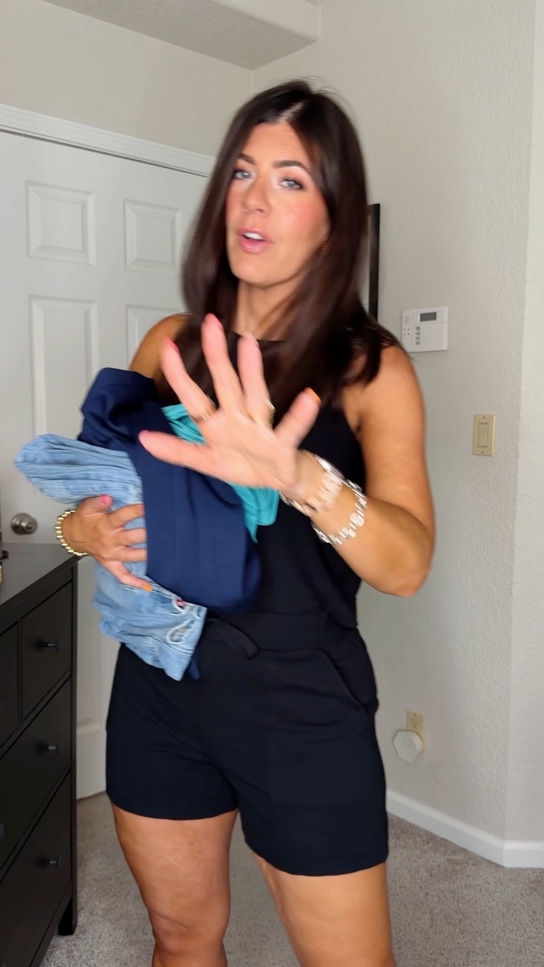 Our favorite jumpsuit is now in a romper form!  So light, and easy off/on and to the bathroom. Love the new ribbed texture too!

New customers can use my code Meghanxspanx to save 15% off! 

@Spanx #spanxpartner

#LTKOver40 #LTKMidsize #LTKTall
