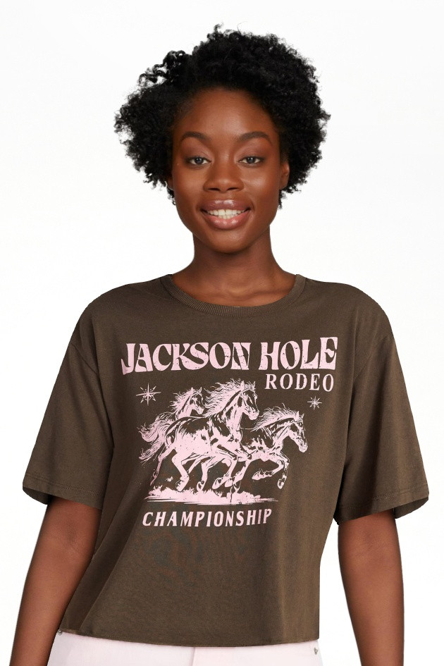 No Boundaries Boxy Cropped Graphic Tee, Women's XXS-XXL | Walmart (US)