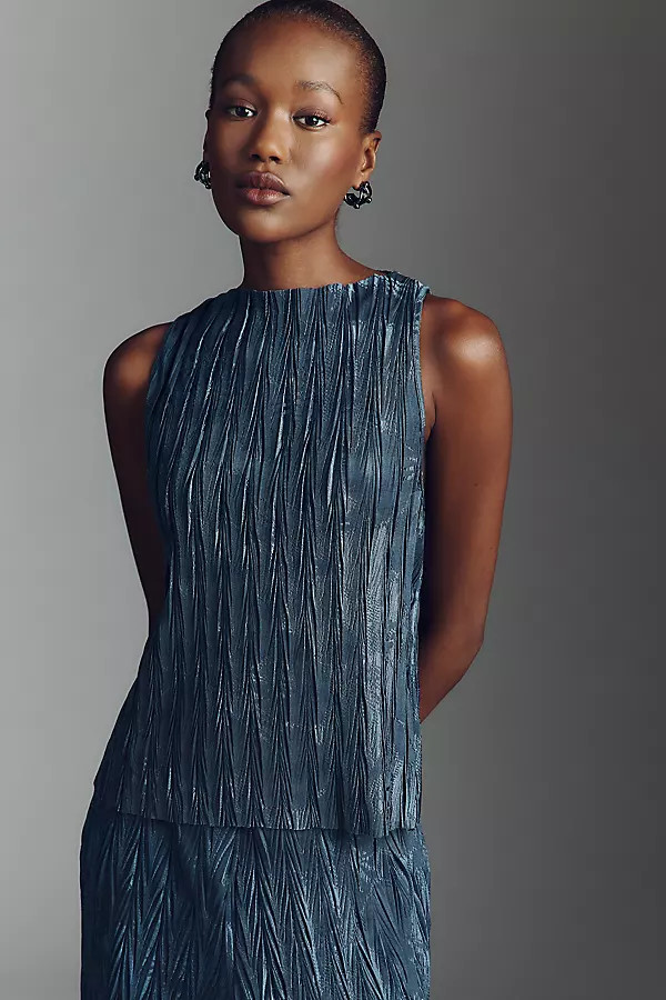 Maeve Textured Knit Tank Top | Anthropologie (US)