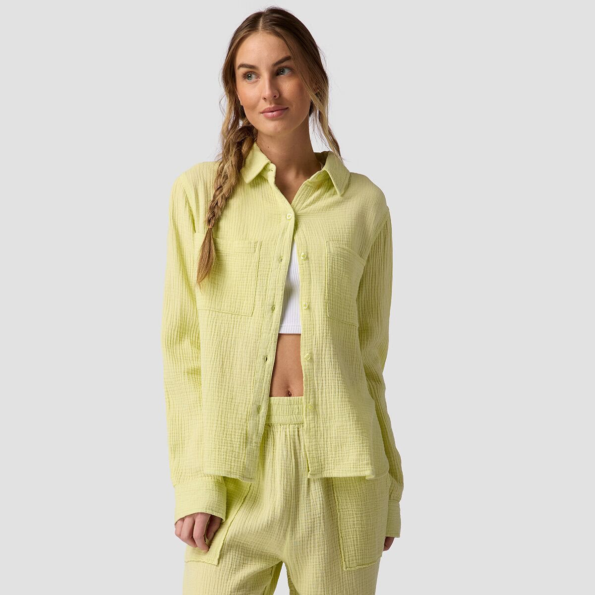 Backcountry Cotton Gauze Long-Sleeve Button-Down - Women's - Clothing | Backcountry