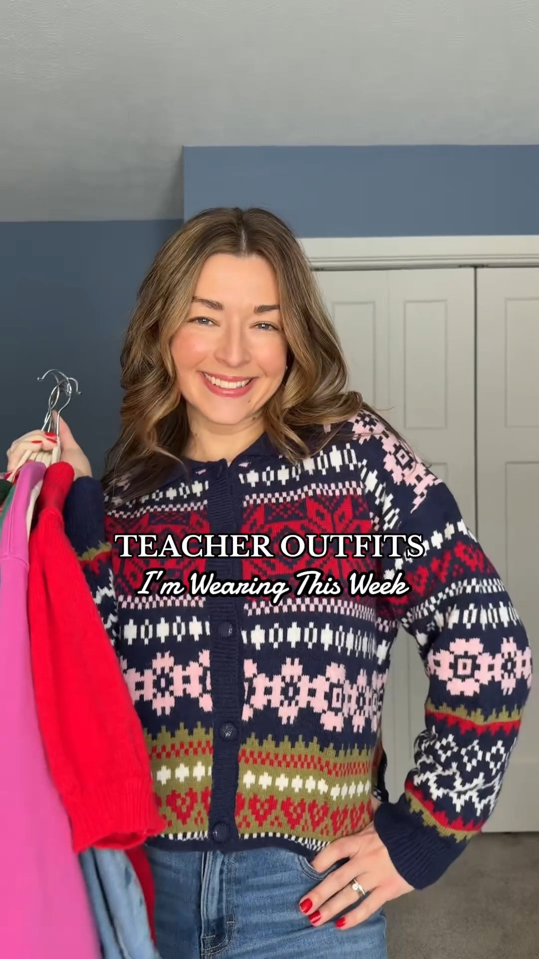Holly jolly teacher OOTW👩🏼‍🏫❤️🎄#teacher #ootw #outfitinspo #teacherootd #holidayoutfit #christmas

#LTKSeasonal #LTKHoliday #LTKootd