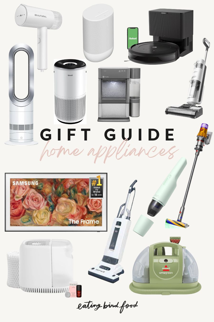 Gift Guide: Home Appliance Edition 🏡✨ Elevate your space and make life easier with these must-have home gadgets! From smart vacuums to air purifiers and everything in between, these appliances are perfect for gifting (or treating yourself 😉).

#HomeEssentials #GiftGuide #SmartLiving 

 #LTKGiftGuide #LTKHoliday #LTKHome
