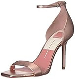 Dolce Vita Women's Halo Heeled Sandal, Rose Gold Leather, 11 Medium US | Amazon (US)