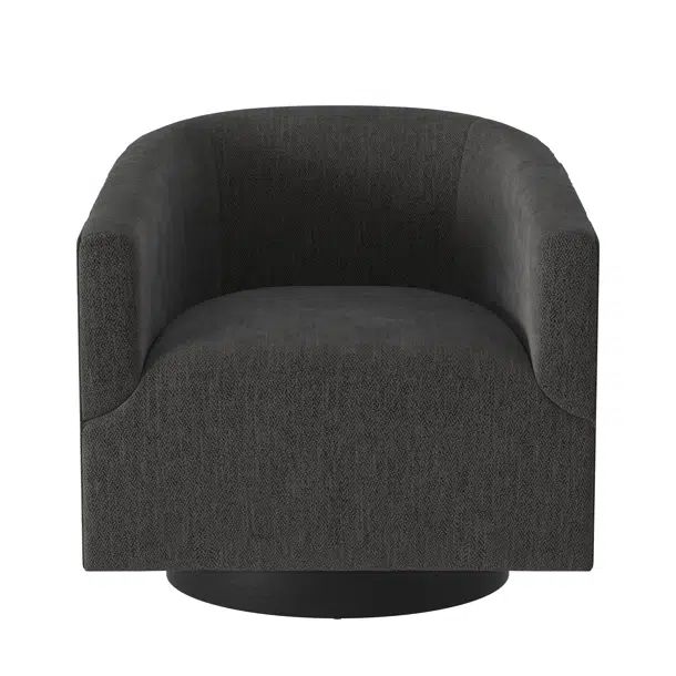 Donovan Upholstered Swivel Barrel Chair | Wayfair North America