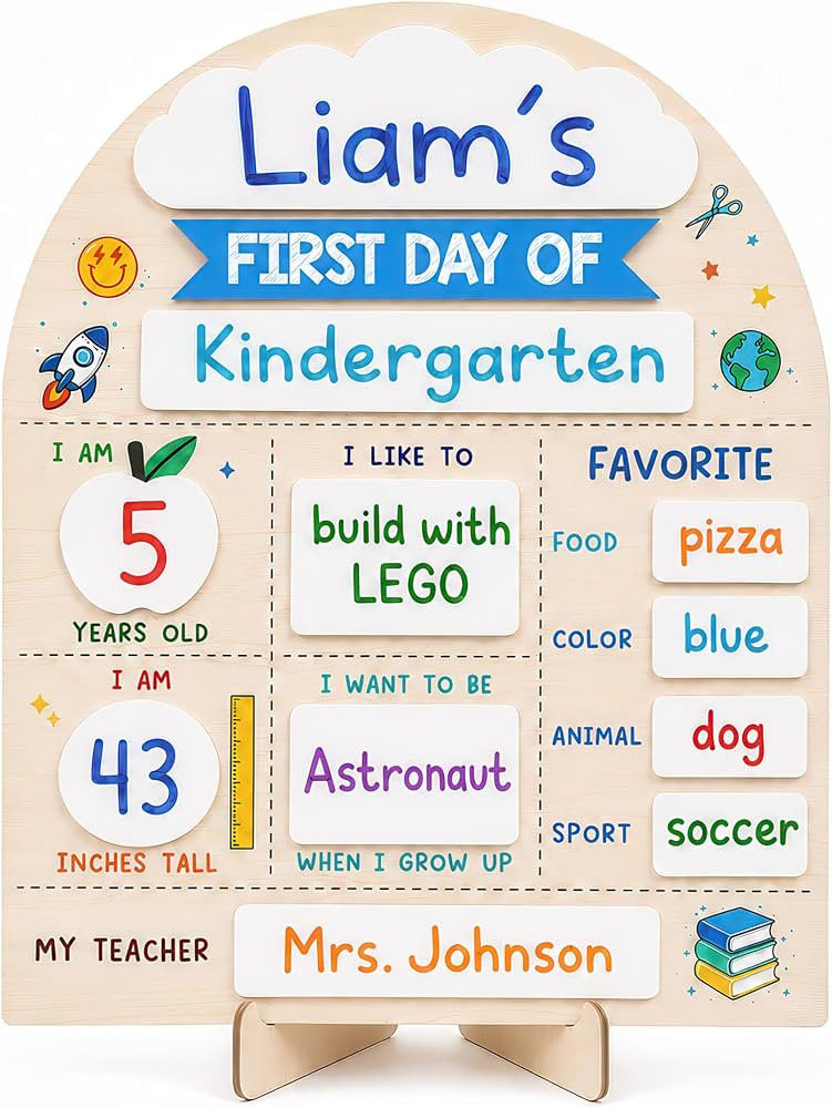 My First Day of School Sign, First and Last Day of School Board | Amazon (US)