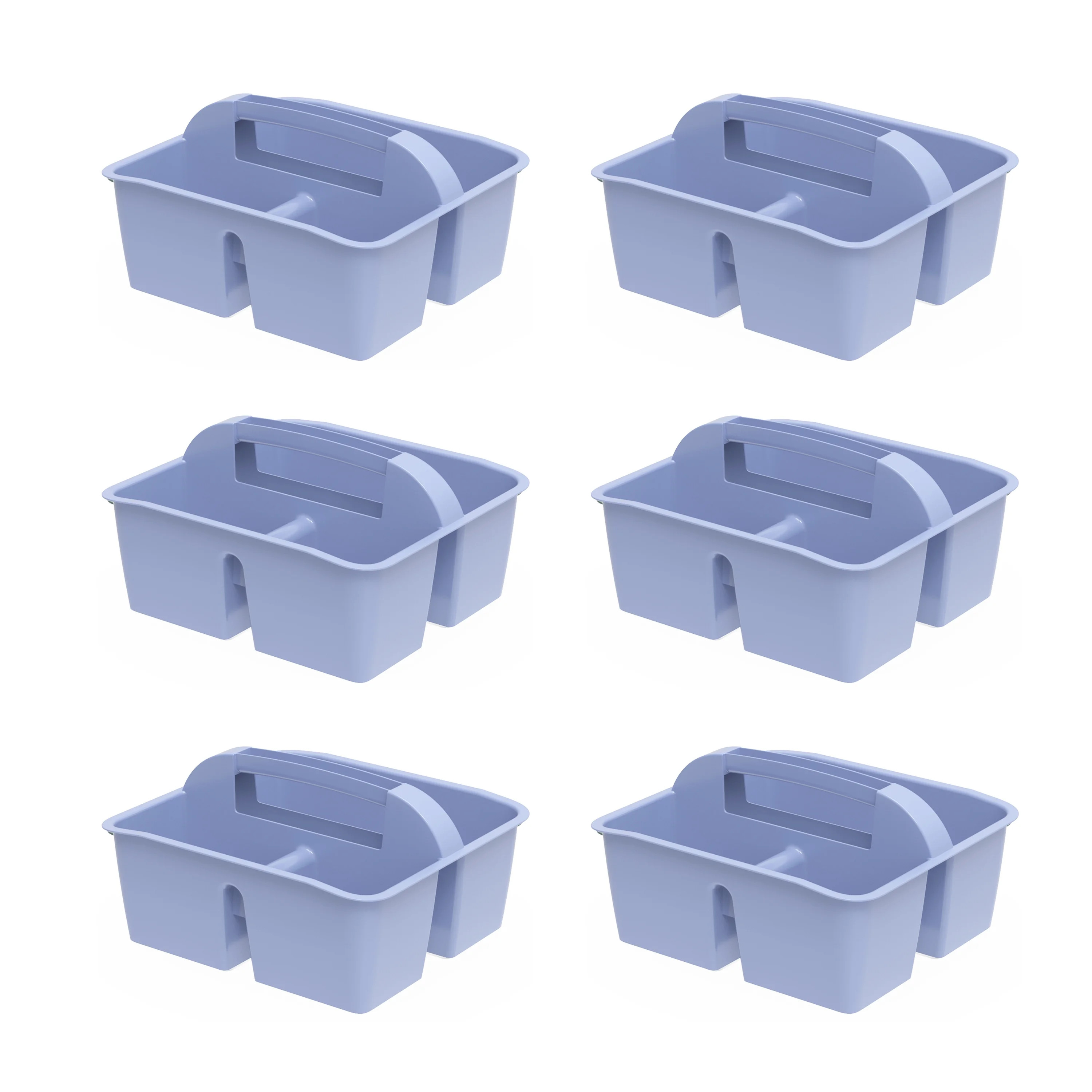 Pen+Gear Plastic Caddy, Craft and Hobby Organizer, Periwinkle, 6-Pack - Walmart.com | Walmart (US)