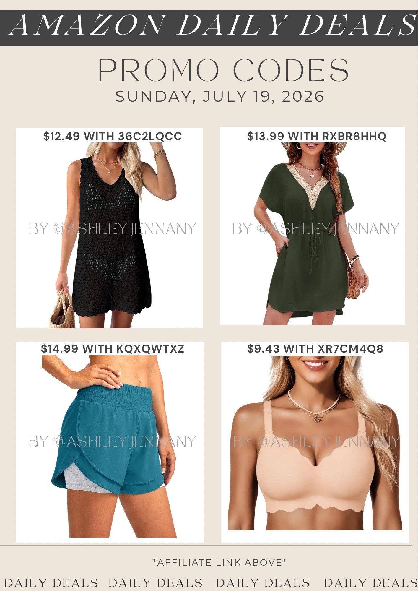 Amazon deals

#LTKSaleAlert #LTKMidsize #LTKSeasonal