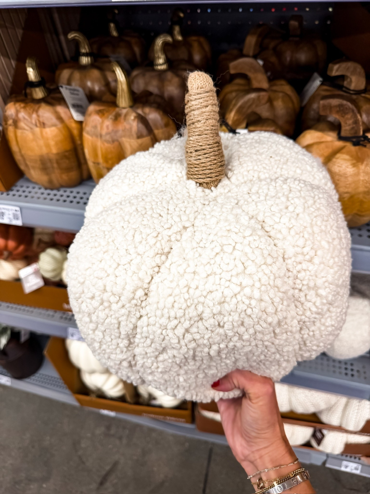This sherpa pumpkin is the kind of fall decor that makes a space feel cozy without leaning too traditional. I love the soft cream texture mixed with the wrapped stem, and it would look so good on a coffee table, shelf, or layered into an entryway display.

sherpa pumpkin, fall decor, neutral fall decor, cozy home decor, pumpkin decor, autumn home, seasonal decor, textured pumpkin, fall home finds, cream pumpkin, TheMomInStyle

#LTKSeasonal #LTKOver40 #LTKHome