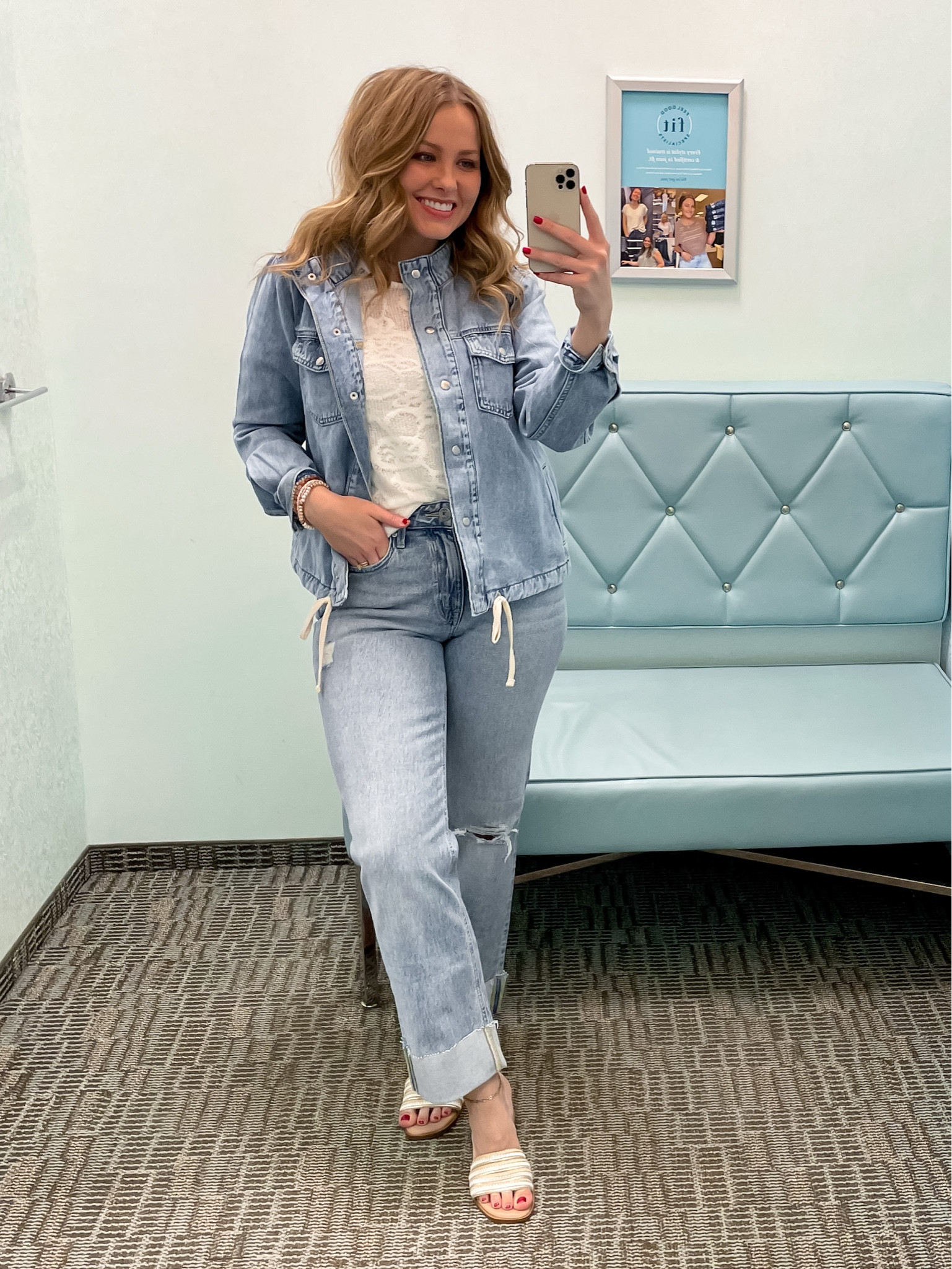 Denim on denim. Spring outfit inspo

#LTKootd #LTKSpringSale #LTKSaleAlert