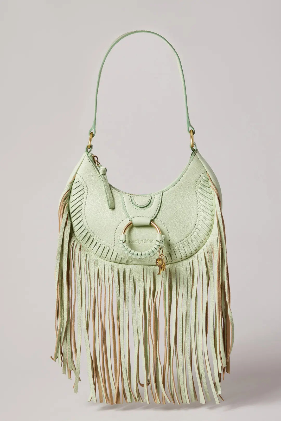 Green Fringe Hana Bag | Rent the Runway
