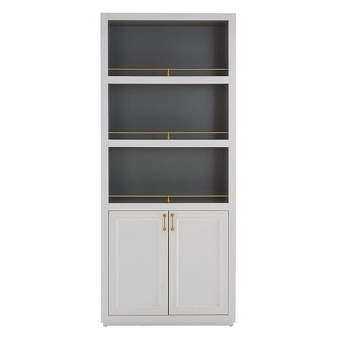 Myers Bookcase Tall Home Office Storage with Shelves and Doors | Ballard Designs, Inc.