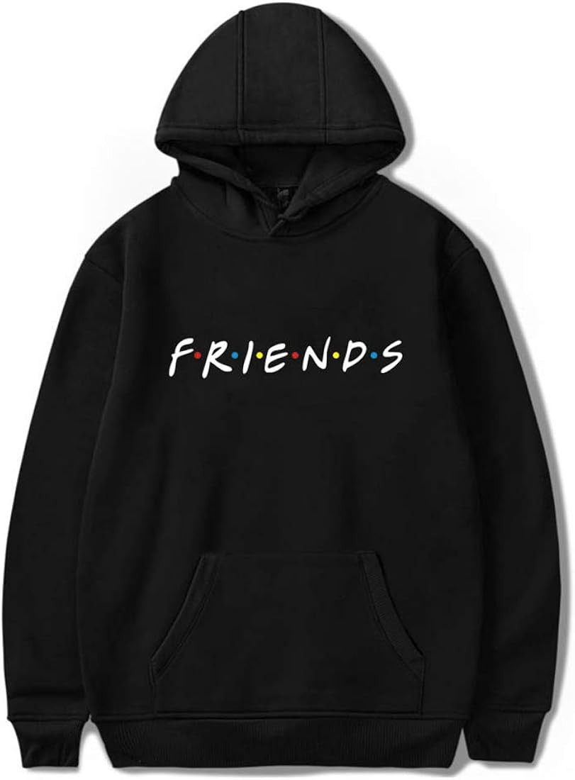 ZAWARA Unisex Friends Print Hoodies Casual Friends Hooded Sweater Long Sleeve Pullover Sweatshirt | Amazon (US)