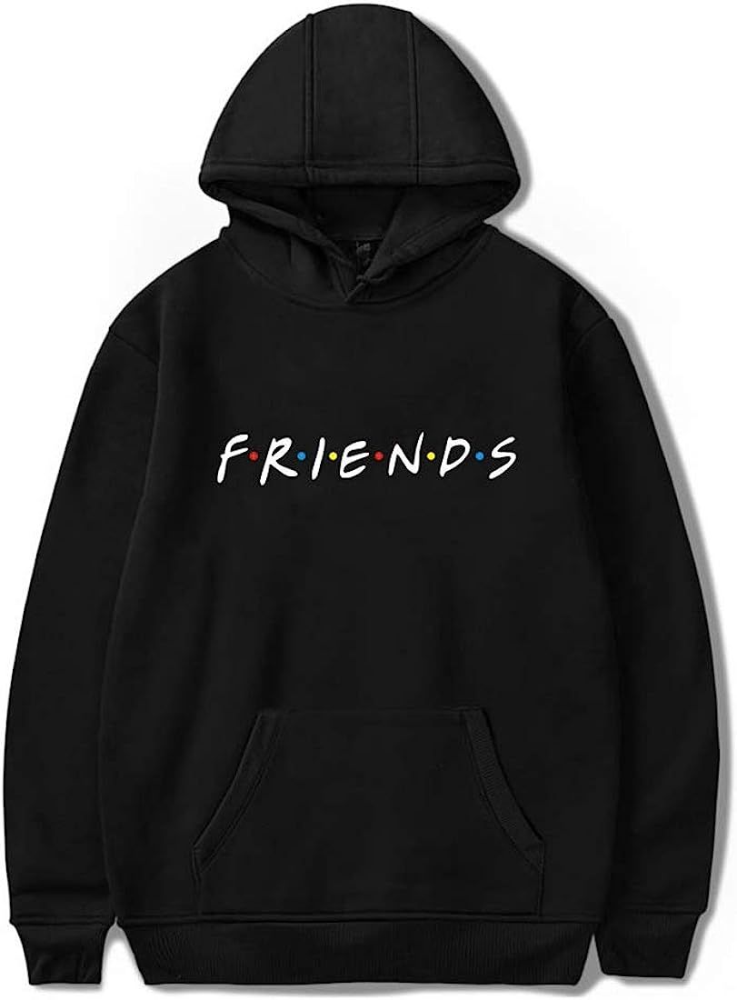 ZAWARA Unisex Friends Print Hoodies Casual Friends Hooded Sweater Long Sleeve Pullover Sweatshirt | Amazon (US)