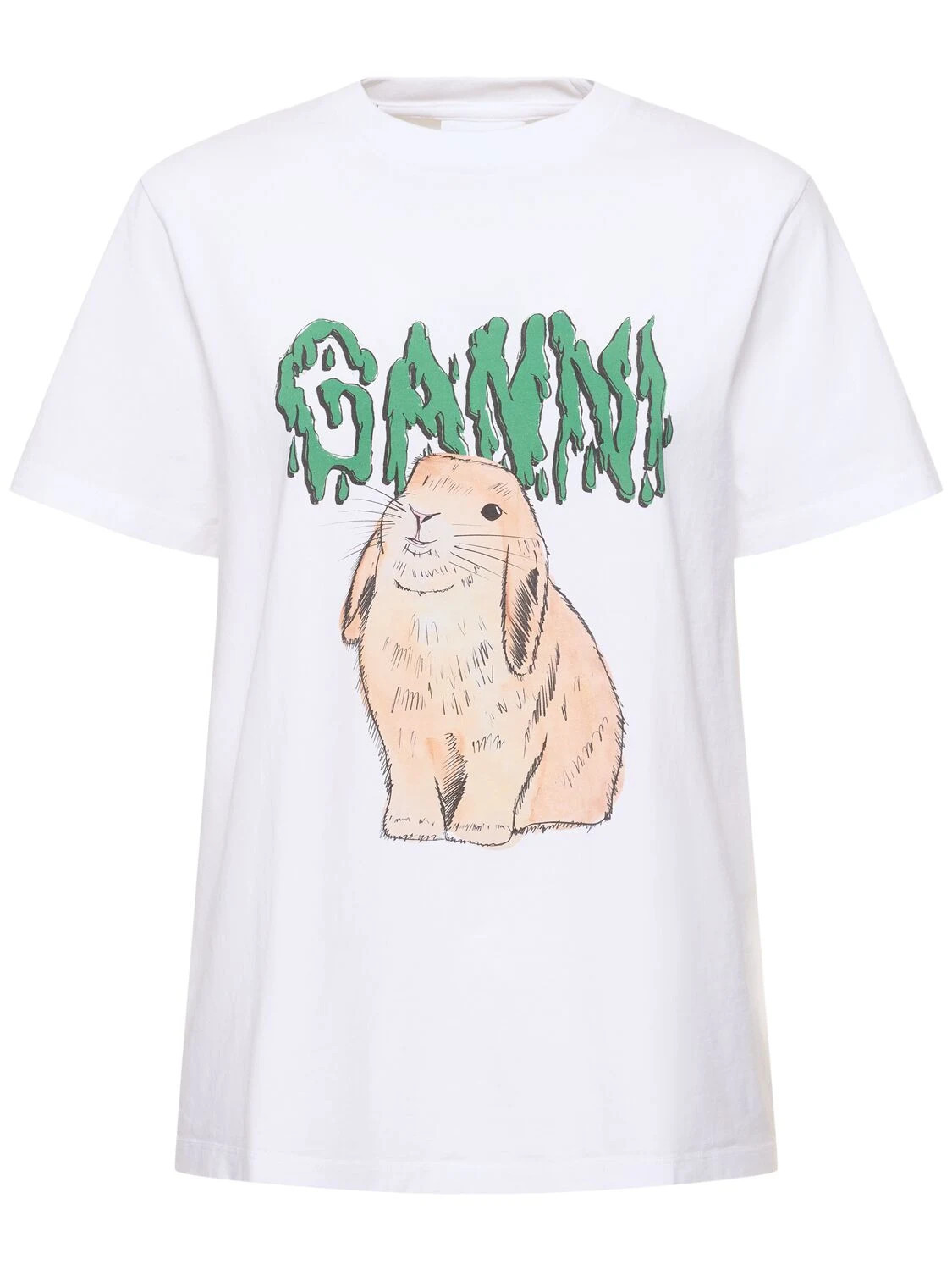 Bunny Cotton T-shirt | Luisaviaroma