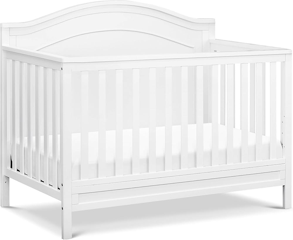 DaVinci Charlie 4-in-1 Convertible Crib in White, Greenguard Gold Certified | Amazon (US)