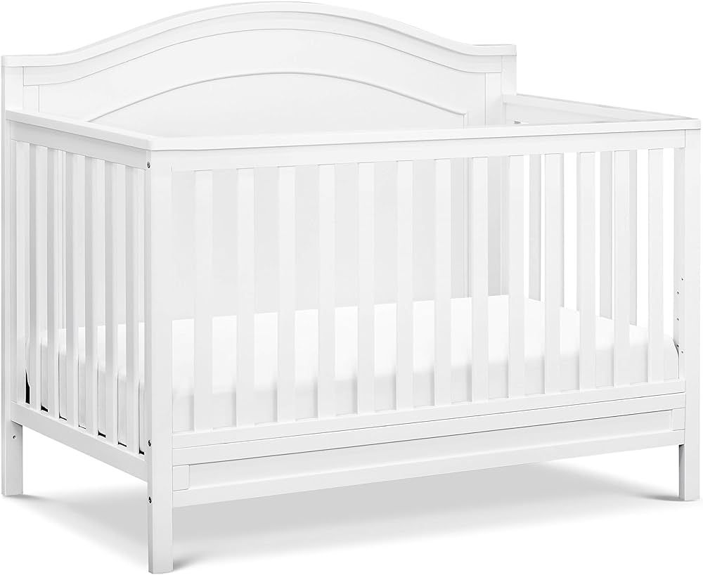 DaVinci Charlie 4-in-1 Convertible Crib in White, Greenguard Gold Certified | Amazon (US)