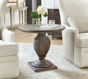 Corrine Round Accent Table (28") | Pottery Barn (US)