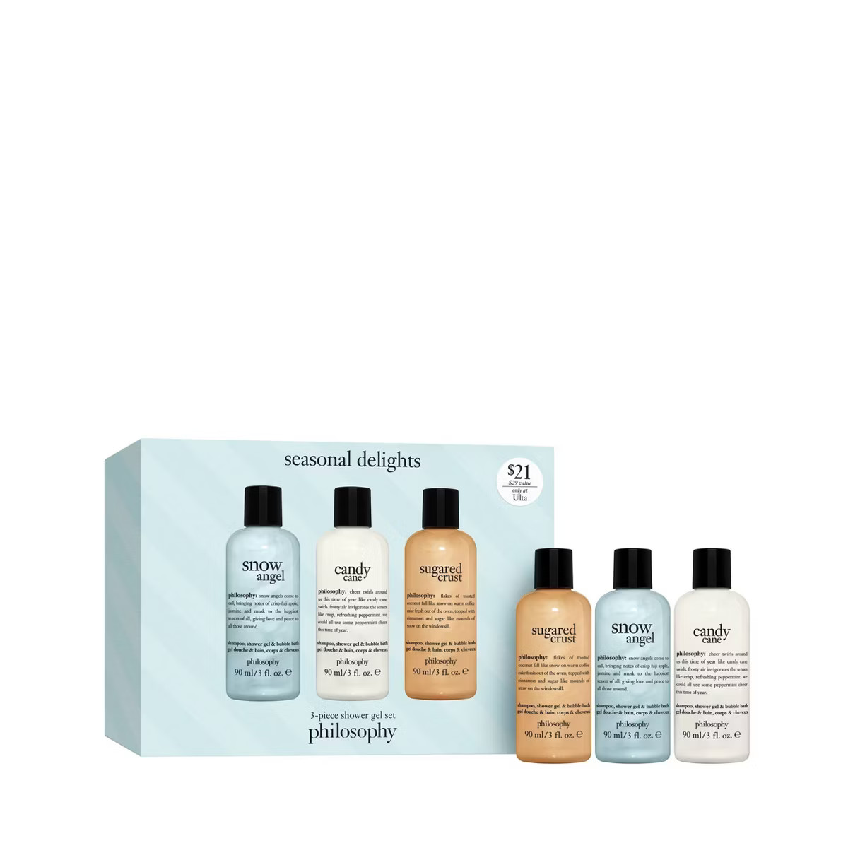 philosophy Philosophy Bath Set - 9 fl oz/3pc - Ulta Beauty | Target