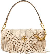 Click for more info about Small Kira Fringe Flap Leather Shoulder Bag