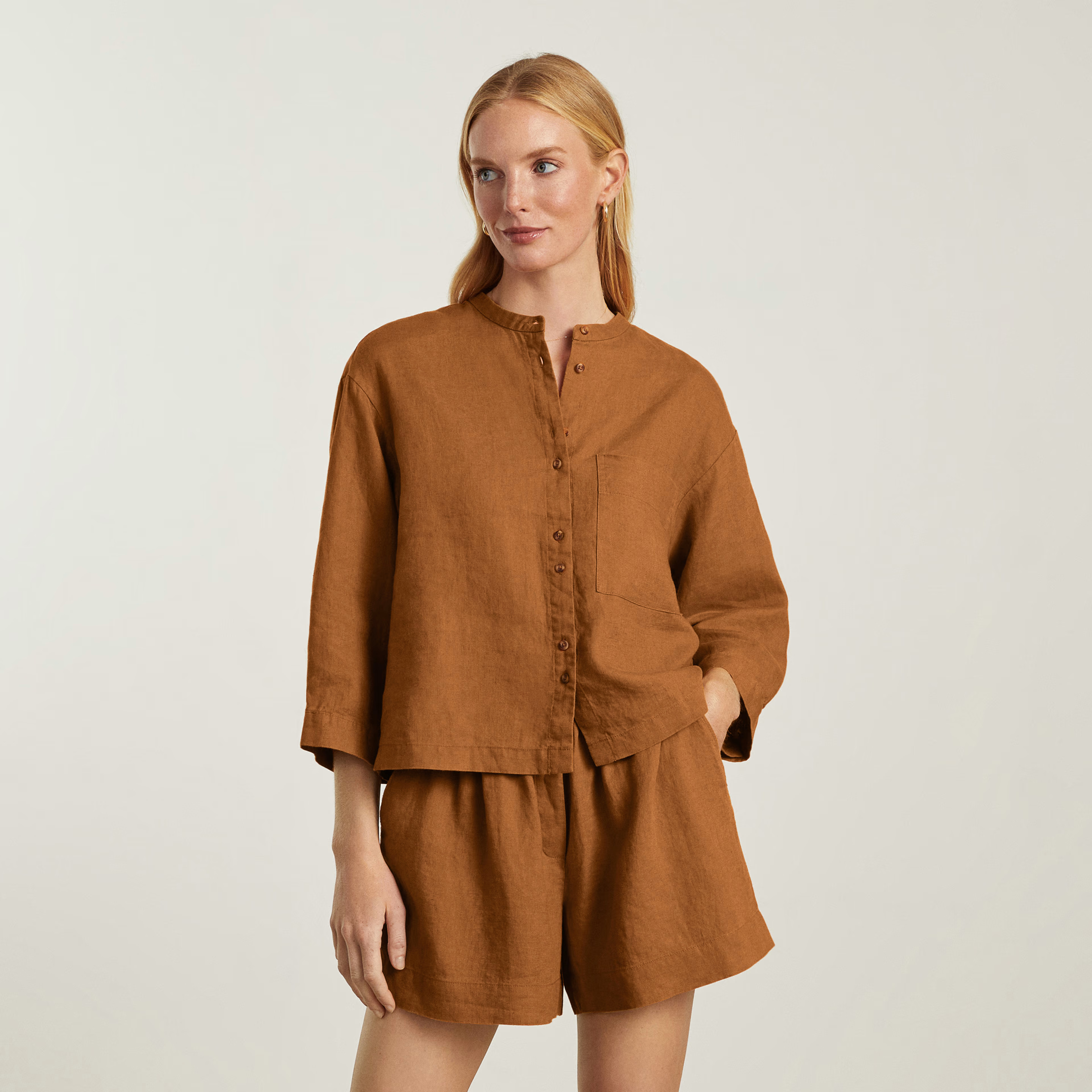 The Linen Billow Blouse | Everlane