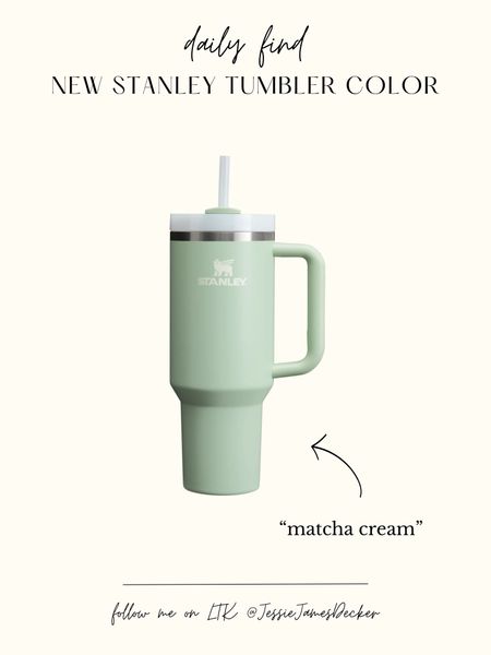 Love this new stanley tumbler color!! Matcha cream! So, so cute! 

#LTKGiftGuide #LTKTravel #LTKKids