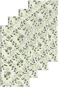 Ridhi Cloth Napkins Set of 4 Cotton Printed Dinner Block Print Napkins I Baby Bridal Shower Weddi... | Amazon (US)
