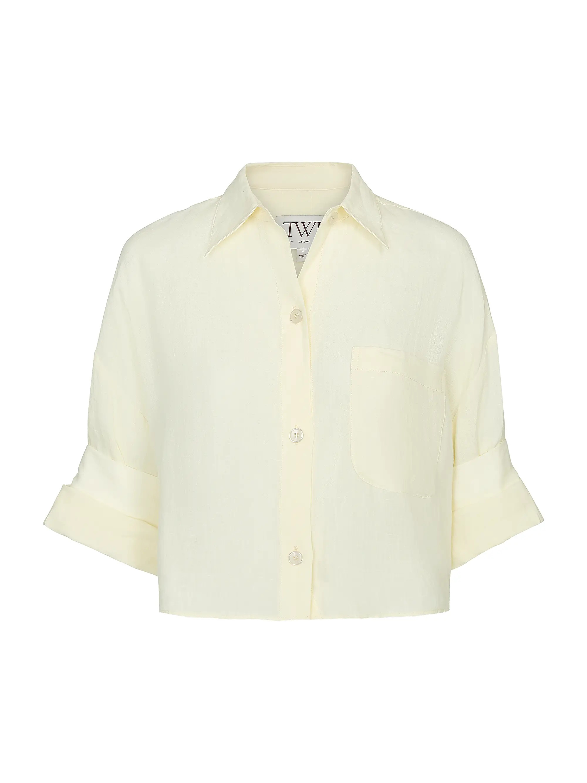 Next Ex Superfine Cotton Crop Shirt | Saks Fifth Avenue
