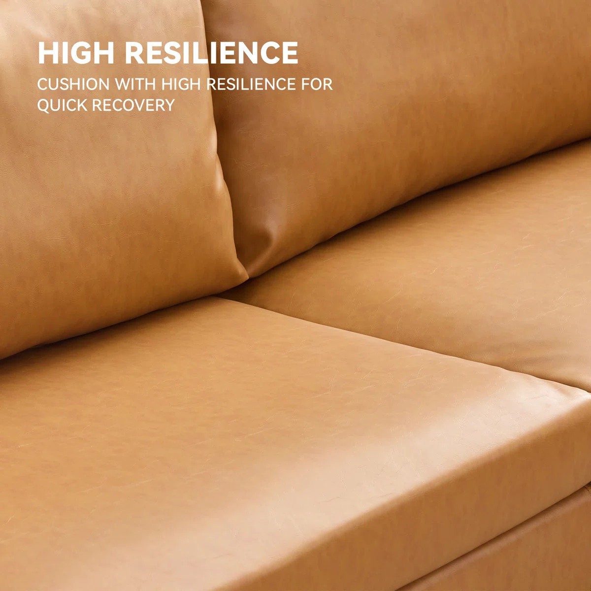 Bobur 80.3'' Faux Leather Sofa | Wayfair North America
