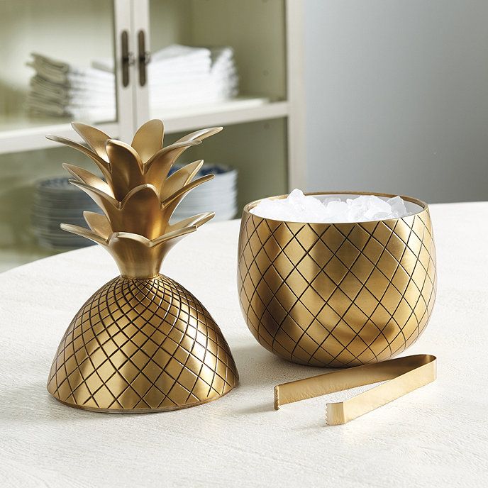 Bunny Williams Pineapple Ice Bucket | Ballard Designs | Ballard Designs, Inc.