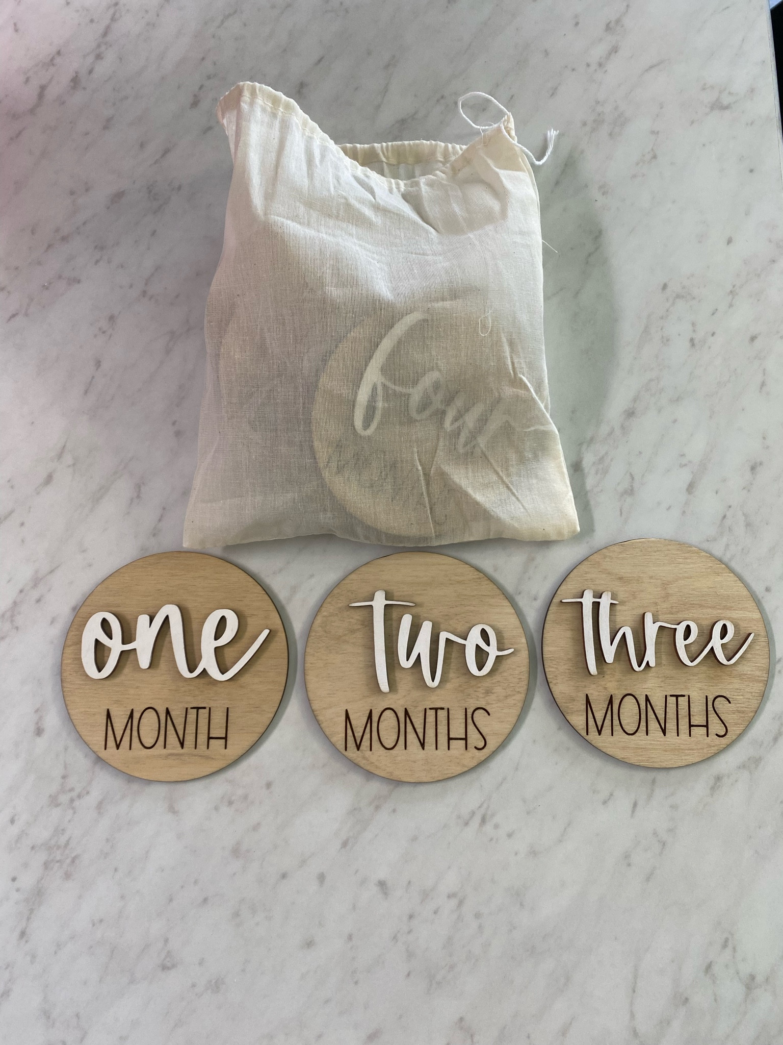 Etsy milestone markers🫶🏼 this is the weathered oak stain!

#LTKFindsUnder50 #LTKBaby