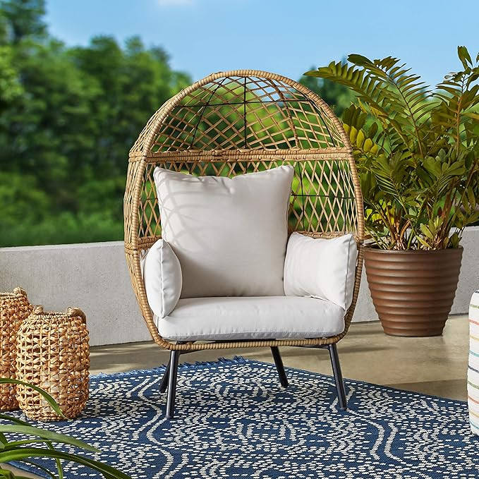 Better Hom Ventura Stationary Outdoor Kid's Egg Chair | Amazon (US)