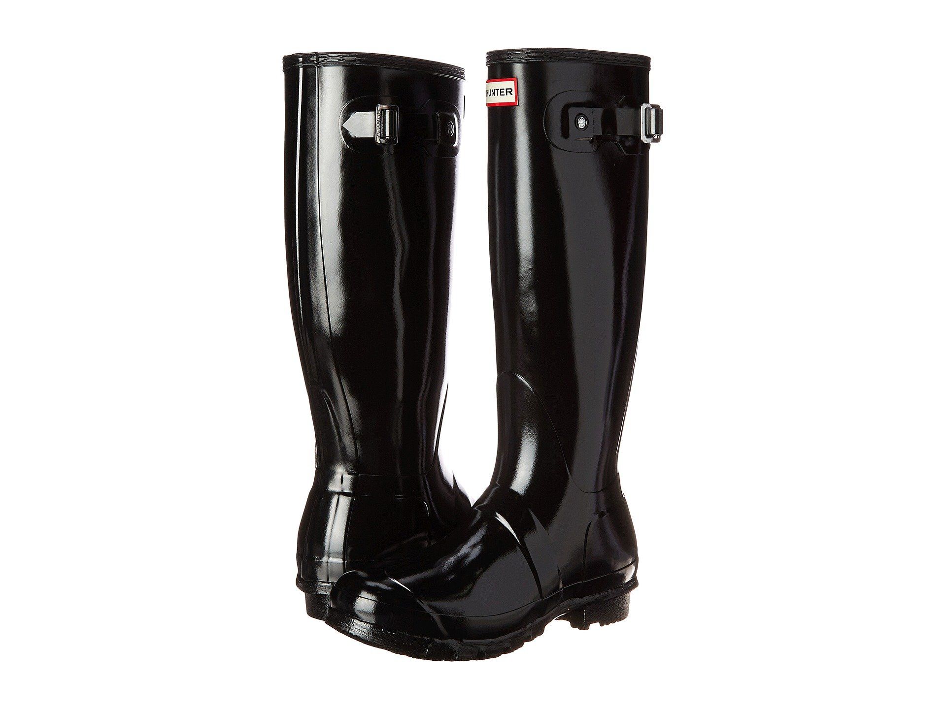 Hunter Original Tall Gloss Rain Boots | Zappos