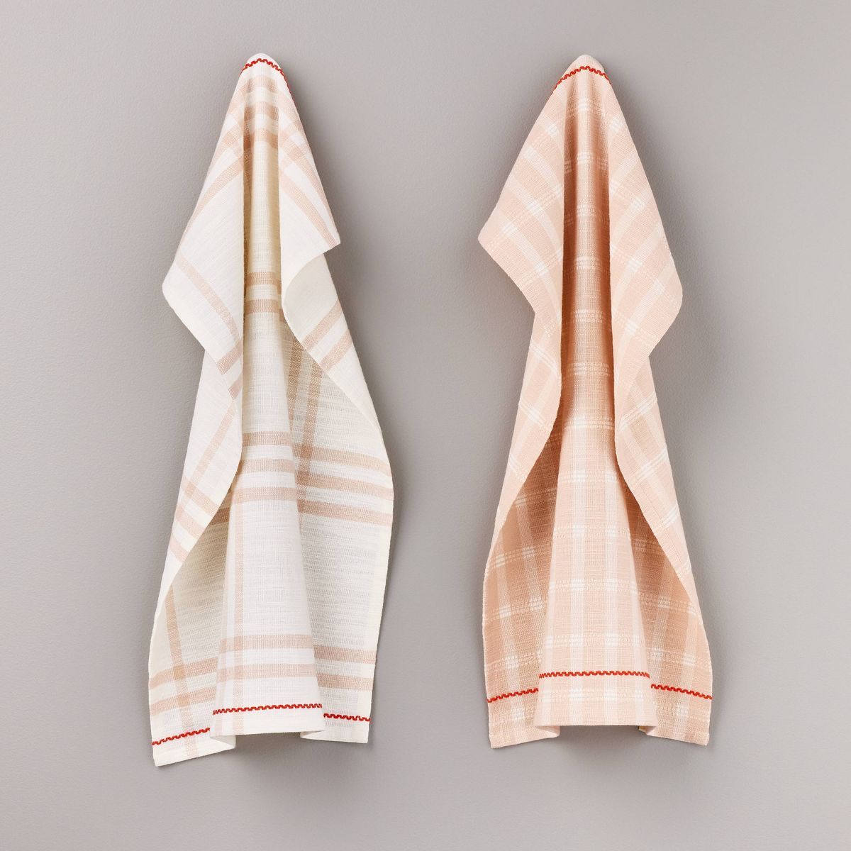 2ct Mixed Plaid Kitchen Towel Set - Hearth & Hand™ with Magnolia | Target