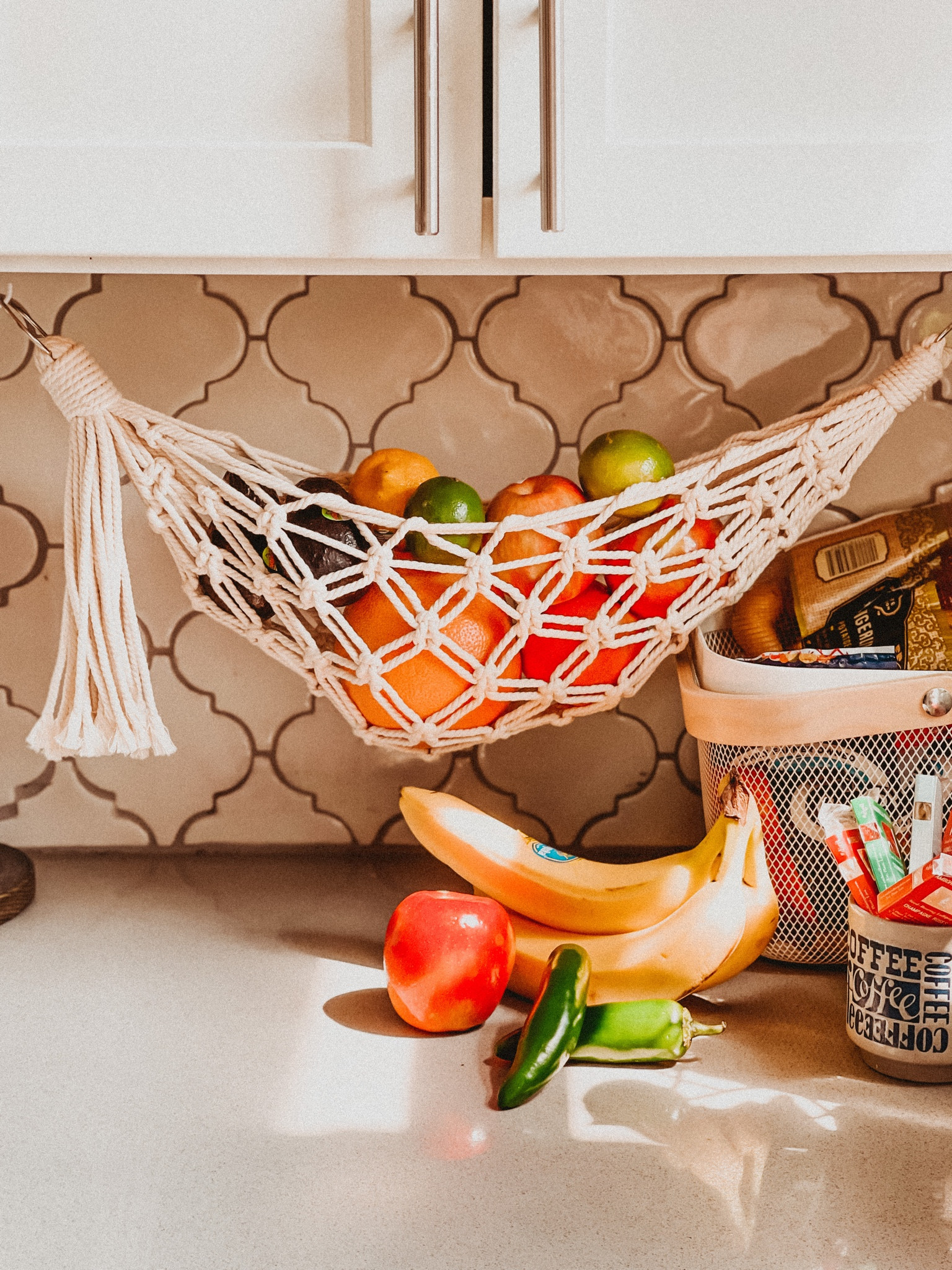 An easy, bohemian way to store your fruits and veggies.

#LTKGiftGuide #LTKhome #LTKCyberWeek