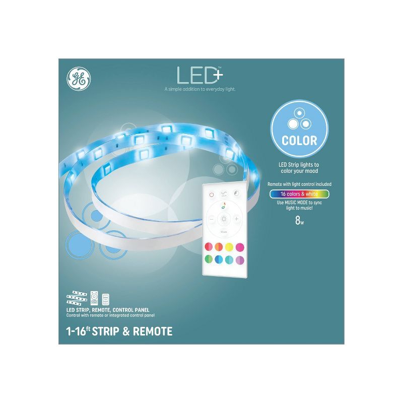 GE 16' Color Light Strip | Target