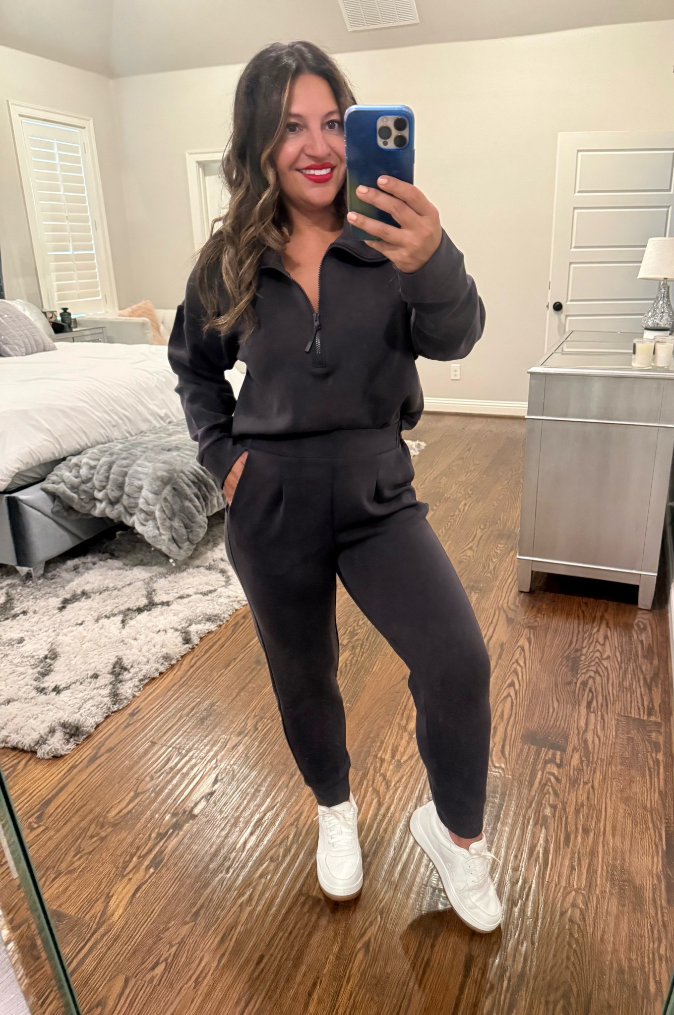 I absolutely love this super soft lounge set that I bought in literally four colors! I can’t help myself when it’s this good! I played around a lot with the sizing, and I ended up with a medium in the pants and a large and the top because I really like a slouchy look, I wanted to tuck it in.

The best part? The top and pants combined is less than $40! Insane price!

It’s super comfy and I’ll be wearing it all fall and winter!

#LTKActive #LTKTravel #LTKFindsUnder50

#LTKTravel #LTKSeasonal #LTKFindsUnder50