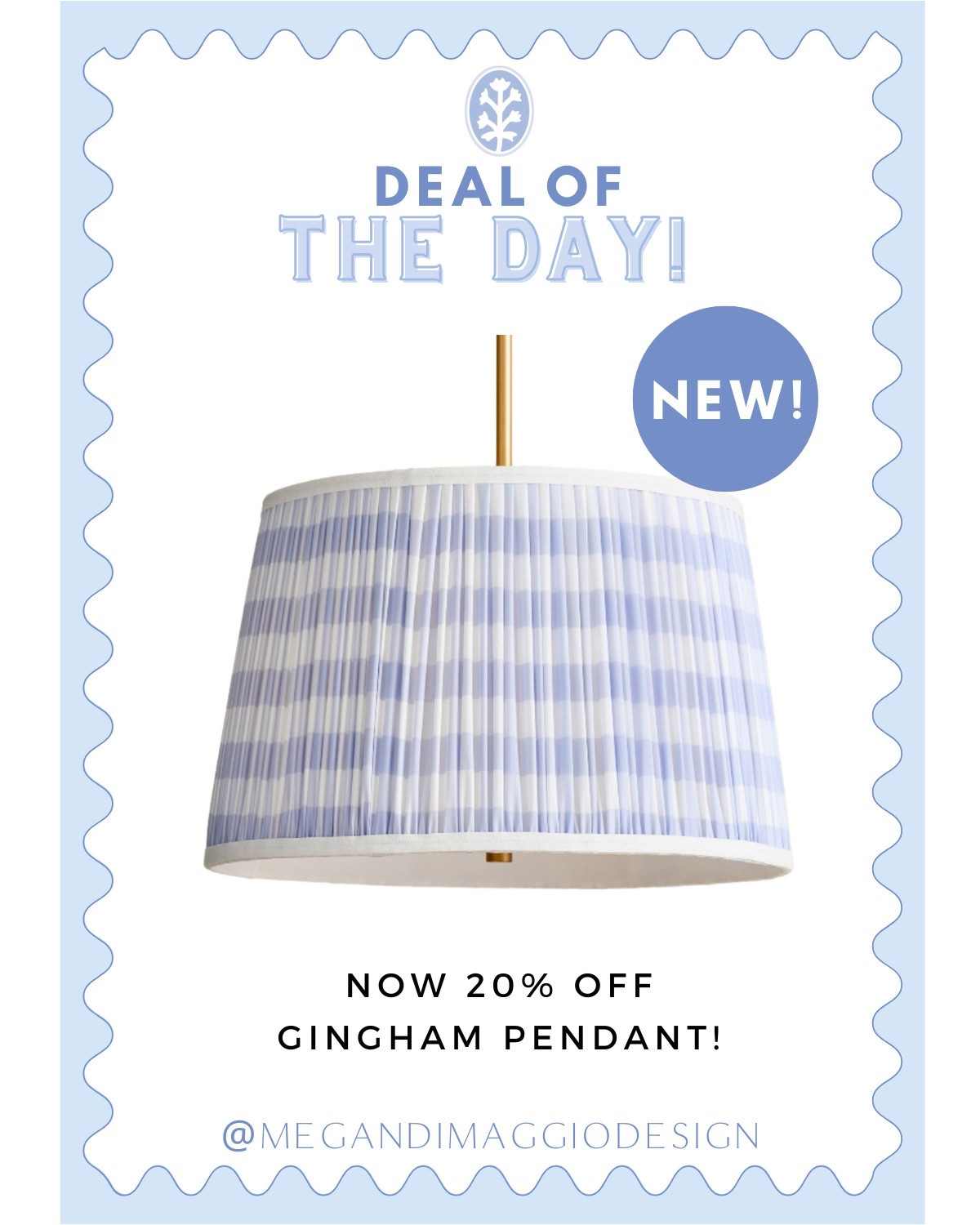 Major deal of the day on this new gingham pleated pendant!! 😍🙌🏻 Score it now for 20% OFF!!

#LTKSaleAlert #LTKHome