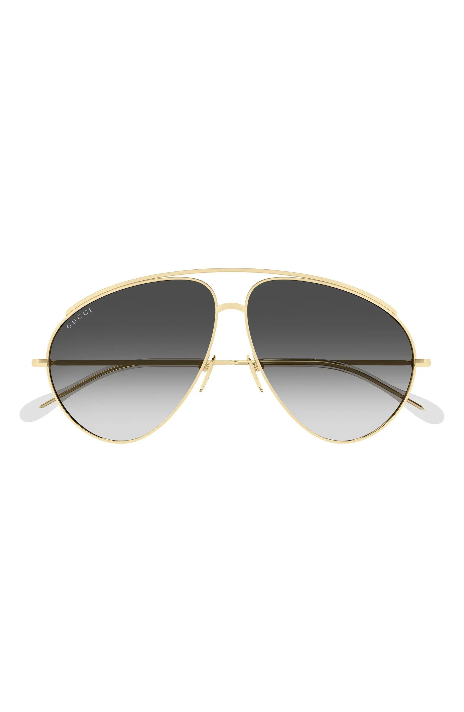 Gucci 60mm Gradient Navigator Sunglasses | Nordstrom | Nordstrom